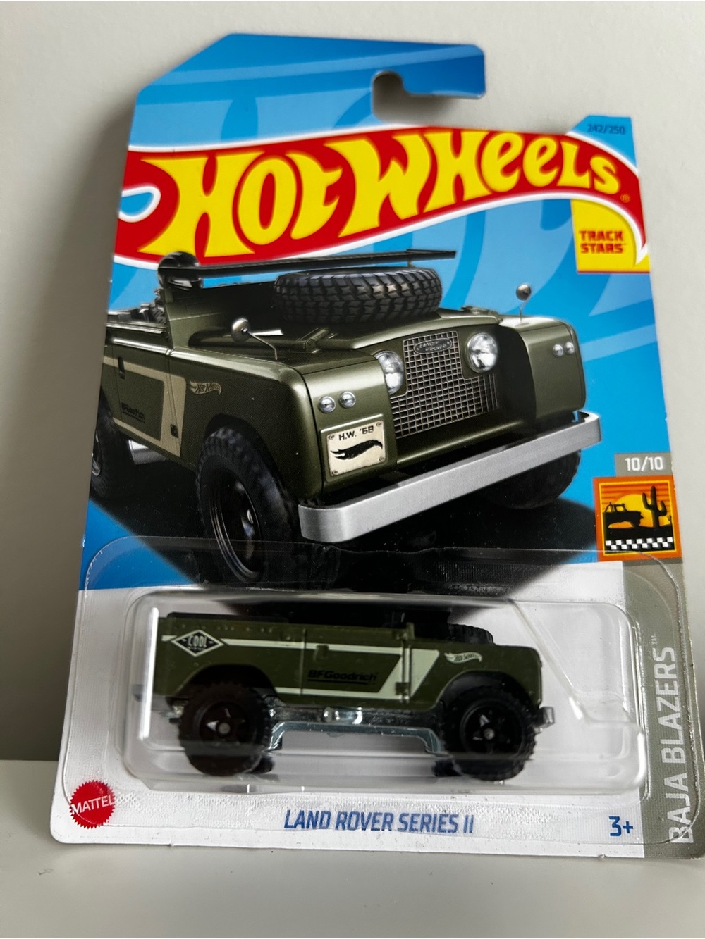 HOT WHEELS 2022 LAND ROVER SERIES II BAJA BLAZERS GREEN